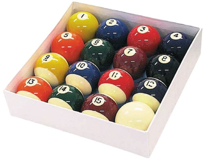 Competition Spots & Stripes Pool Ball Set